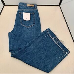 Cello Jeans Women's Juniors High Rise Wide Leg Gaucho Flare Culotte Denim Size 9